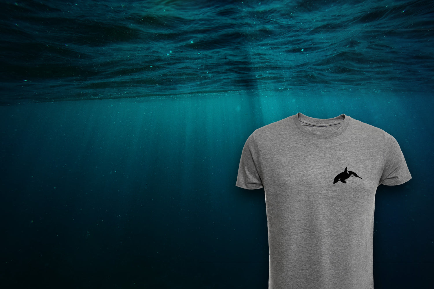 Sustainable T-shirt Orca